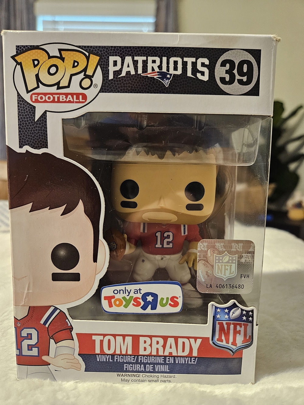 Funko Pop! Tom Brady Patriots #39 - Red Jersey